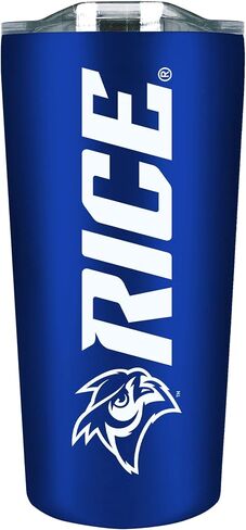 كوب The Fanatic Group Rice University Owls مزدوج الجدران ناعم الملمس، تصميم-1 - أزرق in Kuwait