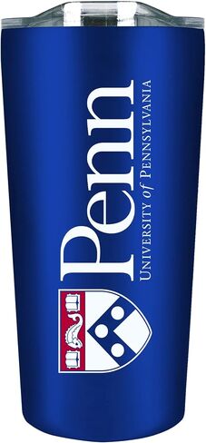 The Fanatic Group University of Pennsylvania Double Walled Soft Touch Tumbler, Design-1 - Blue in Kuwait