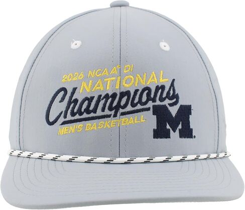 NCAA Officially Licensed Michigan Wolverines Men's Basketball National Champs 2026 Rope Hat Dunk in Saudi Arabia