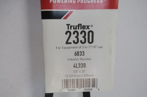 جيتس 2330 4L330 تروفليكس حزام على شكل حرف V 33 × 1/2 بوصة D592330 in Kuwait