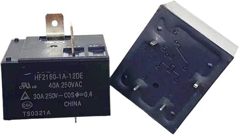 1 Pcs HF2160-1A-12DE 12VDC 30A 40A 4-pin air Conditioning Relay(30A 12V) in Kuwait