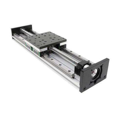 Nema34 Stepper Motor Linear Actuator Module Industrial Heavy-Duty Ball Screw Drive Dual Linear Guide Rails(with Motor only,100mm Stroke) in Kuwait