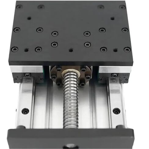 Nema34 Stepper Motor Linear Actuator Module Industrial Heavy-Duty Ball Screw Drive Dual Linear Guide Rails(with Motor only,100mm Stroke) in Kuwait