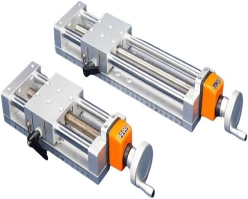 Precise 80mm Wide Linear Actuator Position Counter Slide Table 100-400mm Stroke Linear Rail(Horizontal Display,50mm Stroke) in Kuwait