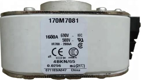 High Speed Fuse Ceramic Thermal car Fuse Components 2000a 690v 170M7062 for Other remewable Energy in Saudi Arabia