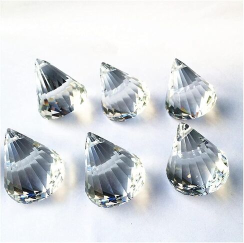 شنقا بلورات المنشور 90pcs / الكثير 40mm الثريا الكرة واضح كريستال dimand الأوجه كرات لأجزاء الثريا، الخرز الستار شنقا المعلقات الديكور الشنق بلورات للديكور in Kuwait