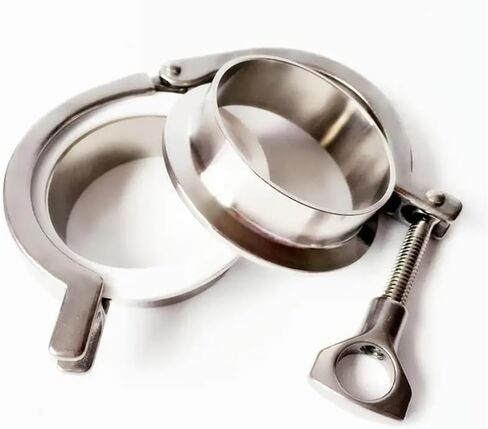 3" Tri Clamp x 76mm Pipe OD + PTFE Strip SUS304 Fitting Plumbing Fittings | [] in Kuwait