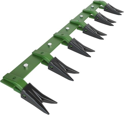 46" Heavy Duty 6-Tooth Bar for Sub-Compact Tractor Buckets, No-Drill Mount, Fits 1/2" & Thinner Cutting Edges, 4560 Lbs Capacity in Kuwait