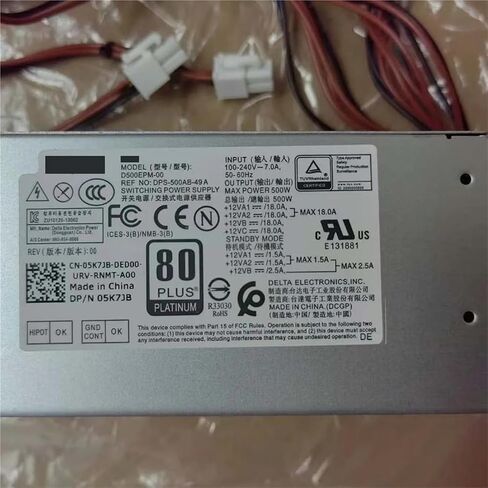 H500EPM-00 D500EPM-00 500W إمدادات الطاقة PSU ل 3050 3060 3470 3650 3670 3669 3681 5050 5060 7050 7090 MT 5K7J8 Y7R0X in Kuwait