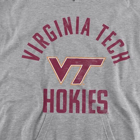 سترة بقلنسوة بشعار Virginia Tech الرسمية للشباب والأطفال الأولاد والبنات in Kuwait