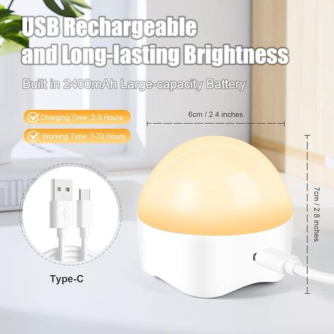 E26 Rechargeable Light Bulbs,Magnetic LED Portable Bulb with Remote and Timer, Battery Operated and Dimmable 3 Color Temperatures Backup Bulb for Sconces and Bedside Lamps Non-Hardwired Fixture,2 Pack in Kuwait