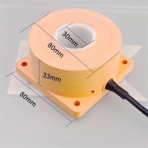1pcs Orange 30mm Hole DC 6-36V 3 Wire NPN Normally Open DS-30N Inductive Ring Proximity Sensor Switch for Metal Screw in Saudi Arabia