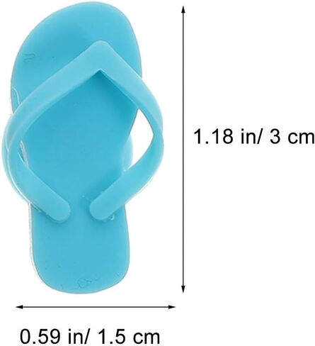 VILLCASE 18 قطعة من سحر زجاج النبيذ السيليكون - علامات مشروبات لطيفة على شكل شبشب لحفلات الشاطئ والشواء - معرفات أكواب شفط قابلة لإعادة الاستخدام للنظارات والأكواب بدون جذع - ألوان متنوعة in Kuwait
