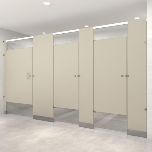 قسم المرحاض الفولاذي المطلي بمسحوق الولايات المتحدة - دعامة علوية، تصميم مثبت على الأرض، مقاوم للحريق، مقاوم للتآكل، للحمامات التجارية والمدرسة والمزيد، صنع في الولايات المتحدة الأمريكية، بين الجدران، 4 كشك in Kuwait