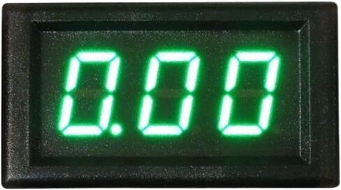 DC 5A Ammeter Current Meter Ampere Meter Amp Panle Tester Sensor Include CT Ampere Gauge Monitor Power Supply DC 4-30V(Green) in Saudi Arabia