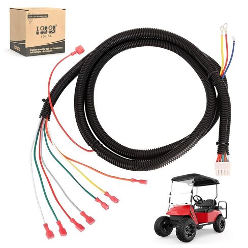 10L0L Golf Cart Control Wiring Harness for EZGO Electric & Gas TXT PDS Models 36V/48V, Replaces OEM 74324-G01 74324-G02 in Kuwait