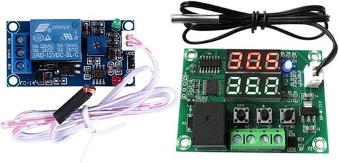 DC 12V Photoelectric Switch Sensor Relay Module & DC12V XH-W1219 NTC Sensor Switch Regulator Sensor Module in Saudi Arabia