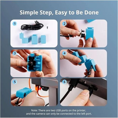 3D Printer Camera, Compatible with Anycubic Kobra 3 / Kobra 2 Pro/Plus/Max, Remote Real-Time Video Monitoring in Saudi Arabia