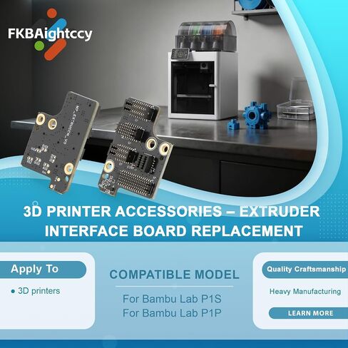 للوحة واجهة الطارد P1P P1S، لوحة نقل محول PCB للطابعة ثلاثية الأبعاد لسلسلة P1 قطعة استبدال PCB للتحويل الساخن مع أدوات in Kuwait