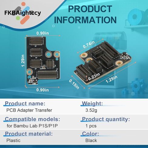 للوحة واجهة الطارد P1P P1S، لوحة نقل محول PCB للطابعة ثلاثية الأبعاد لسلسلة P1 قطعة استبدال PCB للتحويل الساخن مع أدوات in Kuwait