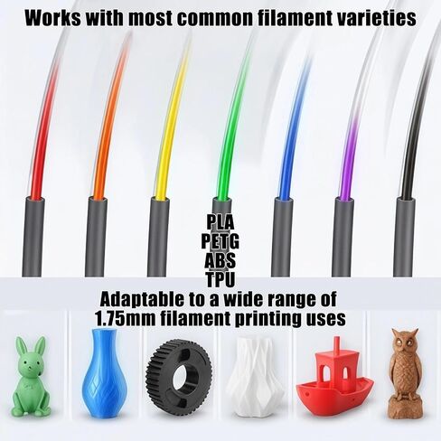 3D Printer Accessories Star-Shaped PTFE Tube 4m, Low-Resistance Inner Channel Tube for 1.75mm Filament, Cuttable Conduit Compatible with FDM 3D Printers, Rated up to 260°C in Kuwait