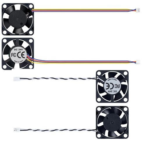ترقية تصميم مروحة Hotend للطابعة Sparkx-i7 ثلاثية الأبعاد: مجموعة مروحة محرك الطارد 2 PACS 24 فولت محمل كروي مزدوج بالإضافة إلى مبرد هيدروليكي لتدفق الهواء العالي وتبديد الحرارة، تشغيل هادئ in Kuwait