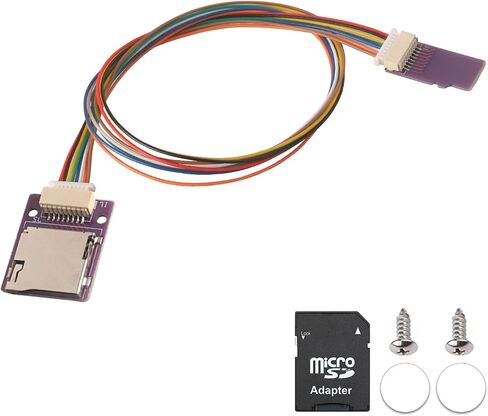 محول كابل تمديد Micro SD ذكر إلى أنثى موسع كابل PVC المرن يدعم Ender 3 Pro/Ender 3 V2/Ender 5 Plus/Ender 5 Pro/Raspberry Pi (5.9 بوصة/15 سم) in Kuwait