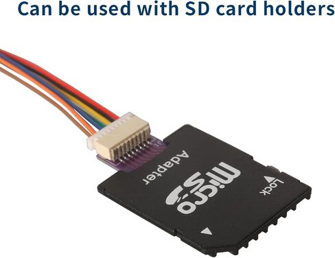محول كابل تمديد Micro SD ذكر إلى أنثى موسع كابل PVC المرن يدعم Ender 3 Pro/Ender 3 V2/Ender 5 Plus/Ender 5 Pro/Raspberry Pi (5.9 بوصة/15 سم) in Kuwait