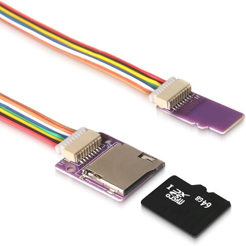 محول كابل تمديد Micro SD ذكر إلى أنثى موسع كابل PVC المرن يدعم Ender 3 Pro/Ender 3 V2/Ender 5 Plus/Ender 5 Pro/Raspberry Pi (5.9 بوصة/15 سم) in Kuwait