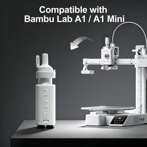 5-Way Filament Components AMS Lite Filament Hub, 4-in-1 PTFE Adapter for Bambu Lab A1 / A1 Mini AMS Lite System, AMS Tubing Connectors Replacement, Multi-Color Filament Printing Accessories in Kuwait