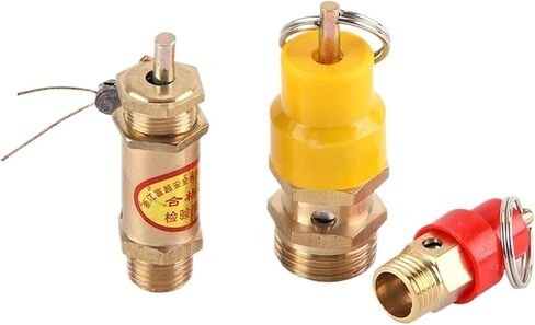 1PCS 1/8" 1/4'' 3/8" 1/2" 3/4" 8kg Compressor Safety Relief Valve air Pressure Release Regulator Spare Parts(DN20 No Hat 8KGF) in Saudi Arabia
