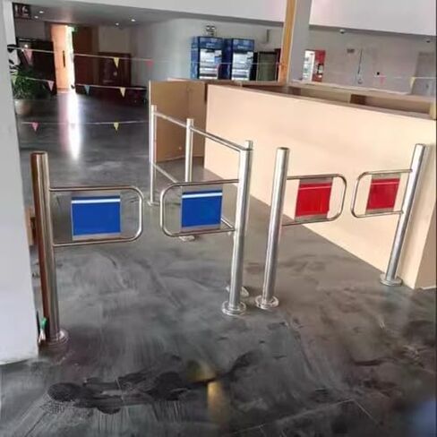 HeavyDuty Metal Automatic Swing Gate for Warehouse & Market EntrancesSecure Access for Libraries Public Spaces & Pedestrian Safety Solutions in Kuwait