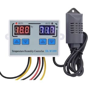 W1099 110V 220V 12V 24V Digital LED Temperature Humidity Controller for Incubator Thermometer Hygrometer Meter Sensor in Saudi Arabia