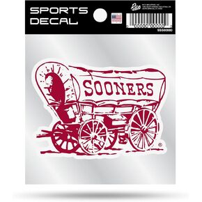 Rico Industries NCAA Oklahoma Sooners Mascot 4" x 4" Decal in Kuwait
