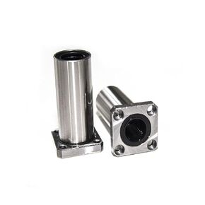 Small Sealed Steel Ball Bearing 4 PCS LMK8LUU/LMK10LUU/LMK12LUU Long Type Rectangular Flange Linear Bearing CNC Bush for 3D Printer Parts(LMK12LUU) in Kuwait