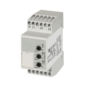 Industrial Phase Sequence Monitoring Relay DPB71CM48B014, 380-480V AC, Adjustable Delay, DIN Rail, Motor Control in Kuwait