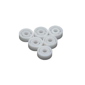 4 قطعة تحمل السيراميك الكامل لصيد الأسماك بكرة 3X10X4mm ABEC-9 623CE كامل السيراميك زركونيا تحمل كرة أخدود عميقة تحمل SMR103 in Kuwait