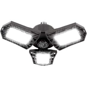 ضوء المرآب LED - 6000 لومن 6500 كلفن ضوء النهار 60 وات، مصابيح سقف المرآب ذات ثلاث أوراق in Kuwait