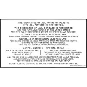 Waste Discharge Placard in Saudi Arabia