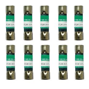 10-Pack New FLM-20 FLM 20A 250Vac Time Delay Fuse,FLM-20A Current Limiting Cartridge Fuses in Kuwait