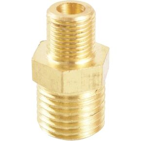 M8 M10 M12 M14 M16 M18 M20 Metric x 1/8" 1/4" 3/8" 1/2" 3/4" bspt Male Brass Hex Nipple Pipe Fitting Connector Coupler(1.9x0.8mm) in Saudi Arabia