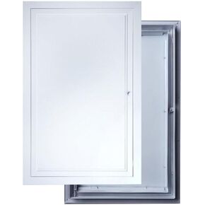 Metal Access Panel - Insulated Attic Door, 16x16/20x20/28x48/30x20in, White C Door for Home, Easy Installation, Durable, Energy Efficient Access Solution in Kuwait