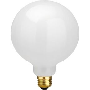 G40/G125 LED Large Globe Light E26 60W Big Bulbs 2700K Warm White | Oversized Coated inside White Glass Filament Decorative Light Bulbs, Round Bulbs for Chandelier Vanity Light Fixture in Saudi Arabia