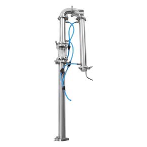2'' Tubular Distillation Tower, Domestic Brewing Equipment Distiller with Sight Glass Copper mesh, Distill Equipment with Thermometer for Fermentation Tanks with a Capacity of 13-26 gallons in Saudi Arabia