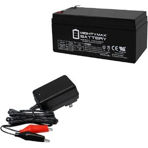 Mighty Max Battery ML3-12 12V 3.4AH Replacement Battery for BB BP3-12 Includes 12V Charger in Kuwait