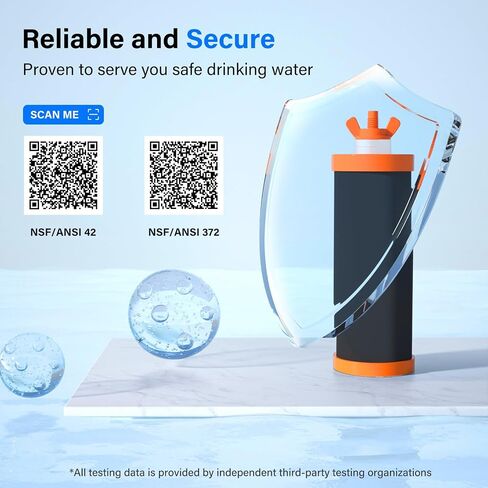 فلاتر Purewell PF-3-FL السوداء المكونة من 4 مراحل لتقليل الكربون والفلورايد، متوافقة مع أنظمة تصفية المياه Berlkey® Big+، ProOne® Big+ Gravity وأنظمة Purewell (عبوتان، سلسلة K) in Kuwait