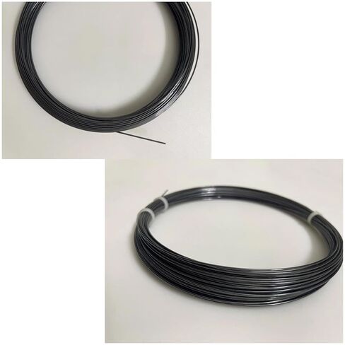 شريط مستقيم من سبائك الننتول الأسود فائق المرونة، قطر Φ0.1mm-Φ5.0mm، طول 1m / 5m، شكل سلك سبيكة الذاكرة للتطبيقات الصناعية للسيارات الفضائية Φ1.45mm 1M in Kuwait