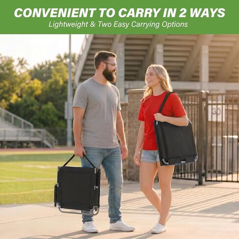 Stadium Seats with Back Support & Armrests,Portable Bleacher Chairs for Football Games & Events,Sports,Concerts,Outdoor Use,Comfortable in Kuwait