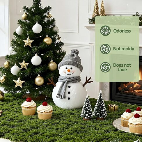 Artificial Moss Table Runner 4" x 47" for Wedding Party Decor, Fairy Garden Crafts, DIY Enchanted Forest Centerpiece, Rustic Home Table Decoration(10cm x 120cm) in Kuwait