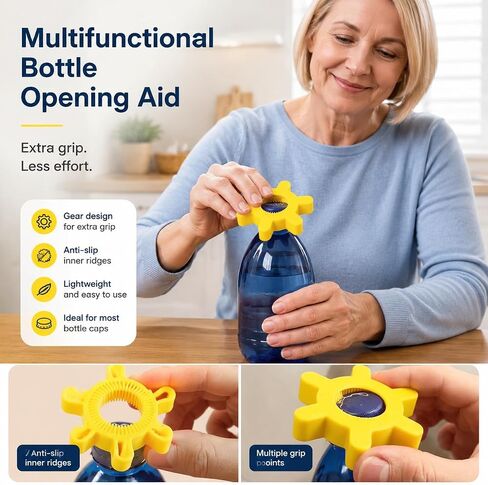 Bottle Opener for Seniors, Anti Slip Water Cap Opening Assist Tool in Kuwait